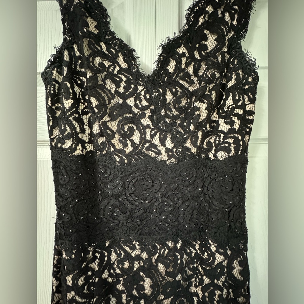 Black lace dress